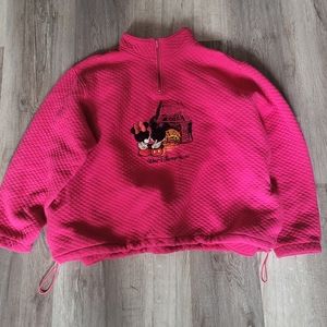Walt Disney World Mickey & Minnie Mouse Pink Sweater